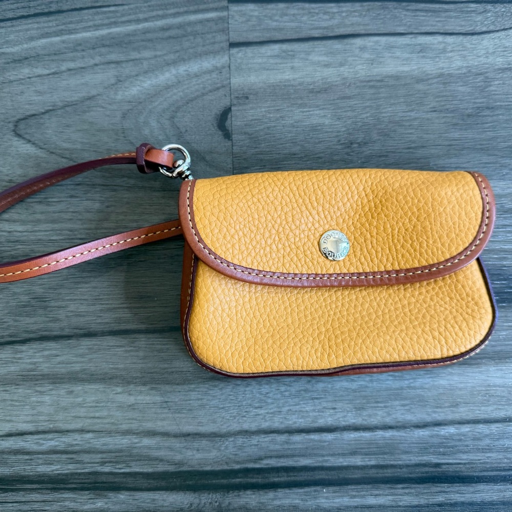 Dooney & Bourke Palomino Pebbled Leather Coin Purse/Wristlet